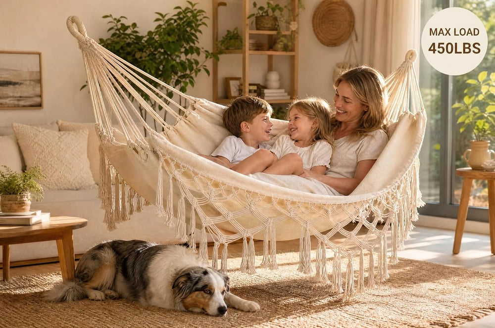 Hammock Brazilian Double Hammocks Soft Comfortable Fabric Cotton Canvas