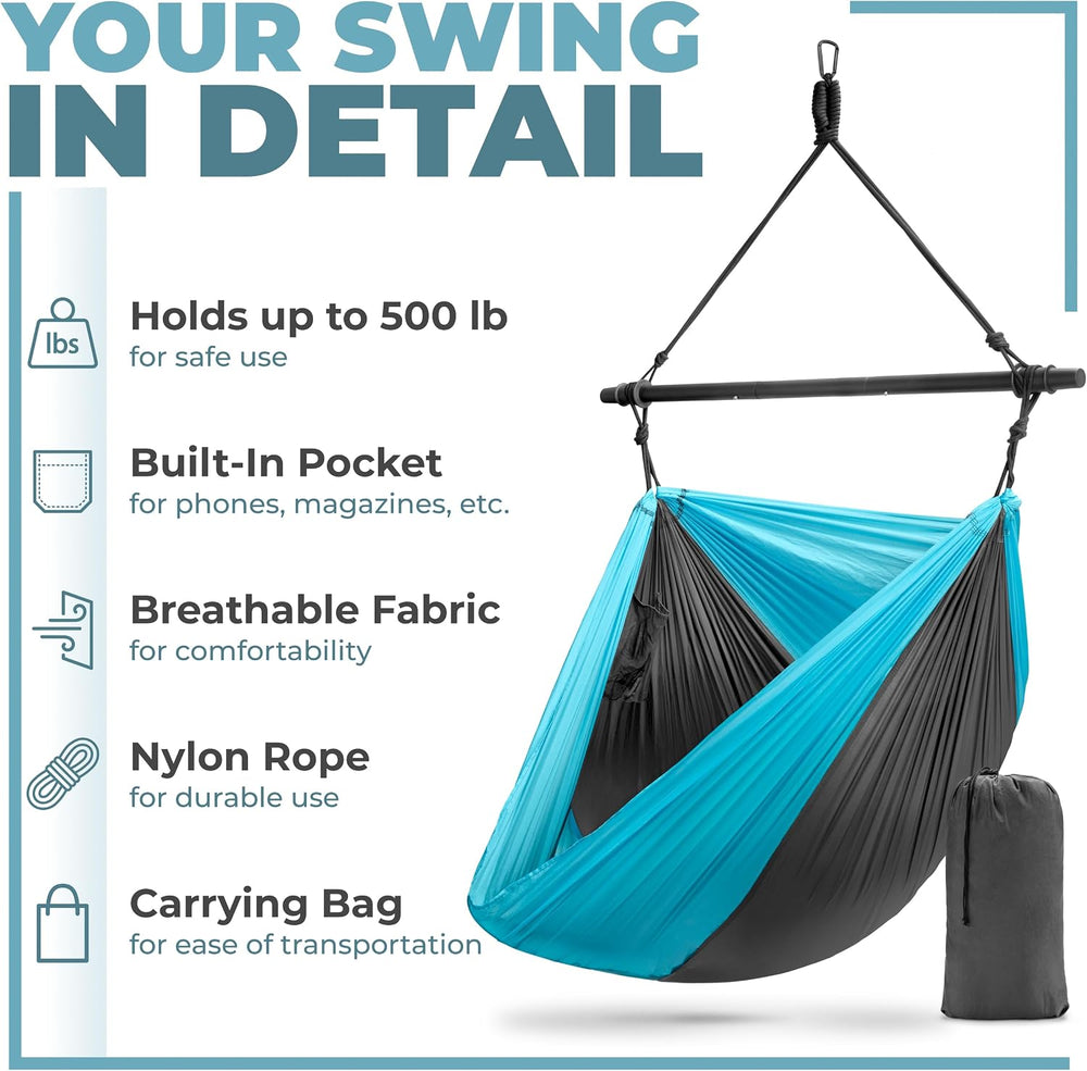 Sorbus Sensory Swing, Hammock Swing, Outdoor Hanging Pod Chair