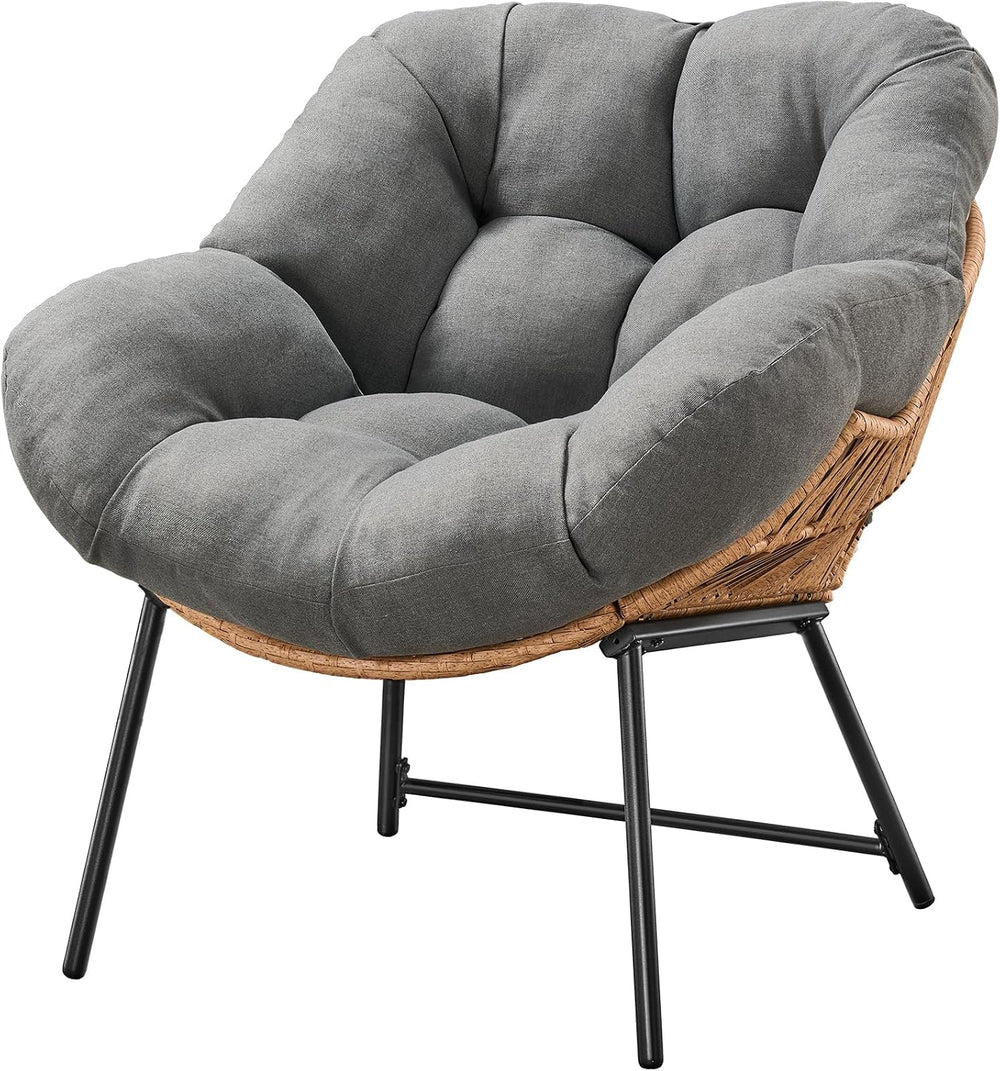 Outdoor Egg Chair, Indoor Lounge Chair for Patio, Bedroom, Living Room, Porch...