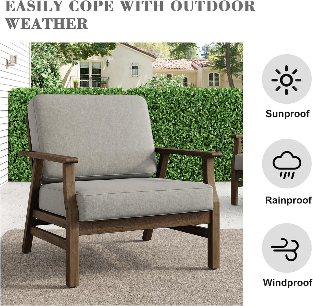 3 Piece Patio Bistro Set, Bistro Table and Chairs Set of 2