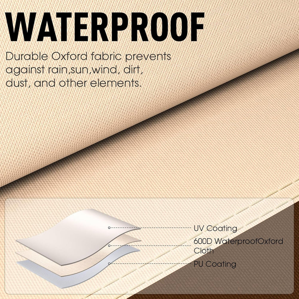 Patio Furniture Covers, Outdoor Furniture Cover Waterproof, 98L x 78W in