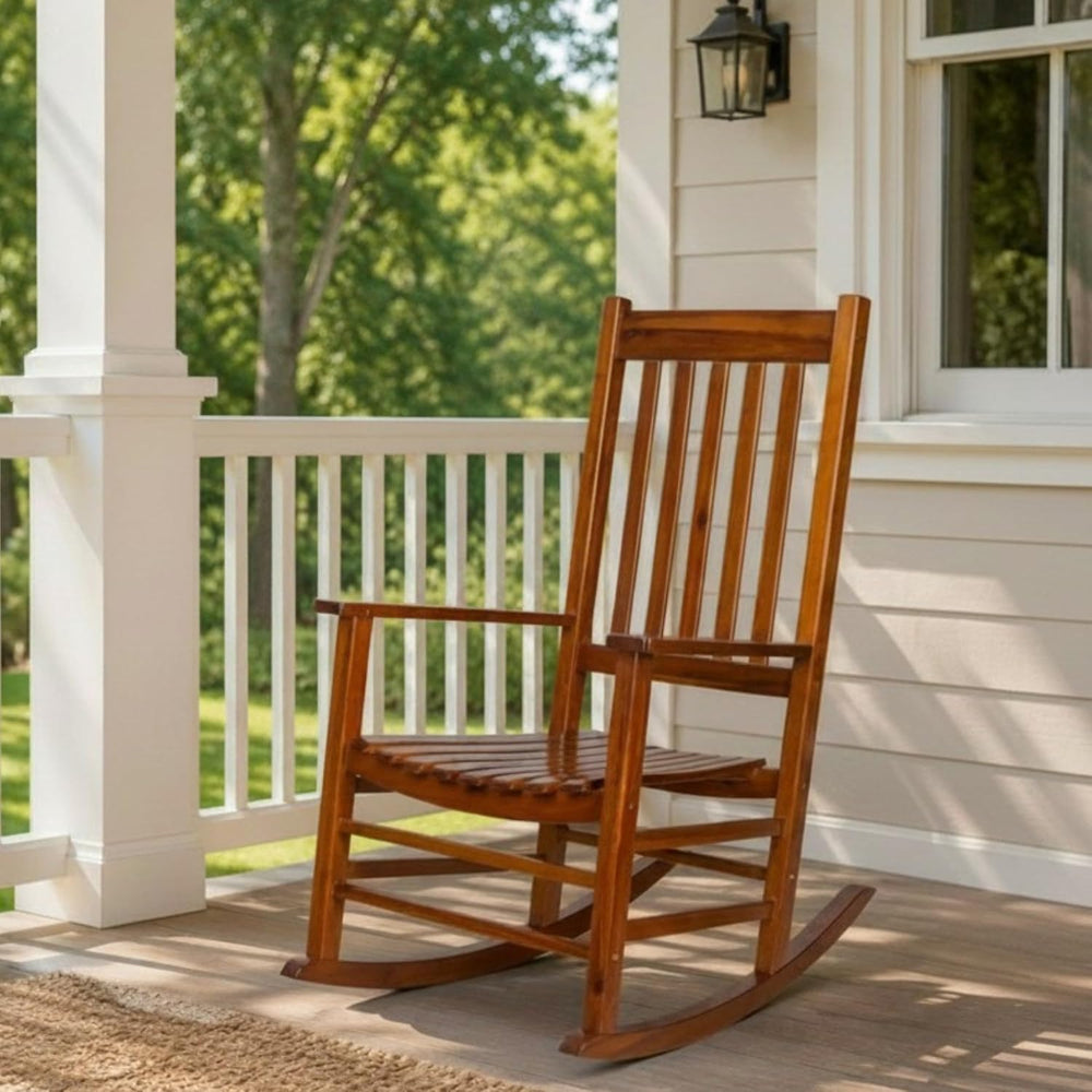 Shine Company Vermont Rocking Chair, Classic Oak