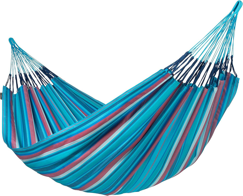 LA SIESTA Brisa Kingsize Outdoor Hammock — Colombian-Made Polypropylene, UV &...