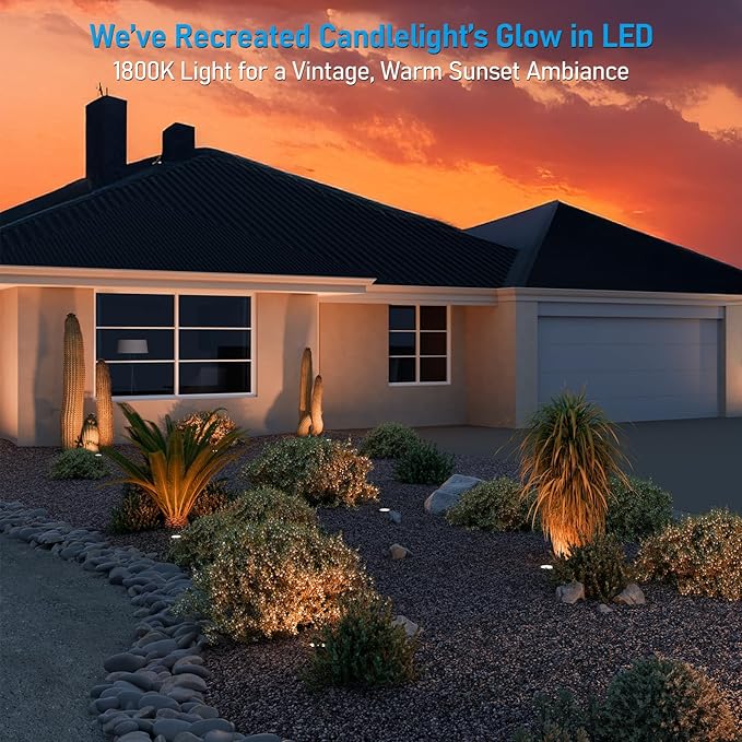 LEONLITE Dia. 4 Inch 5CCT Well Lights Landscape LED In Ground, 5 Color Temper...