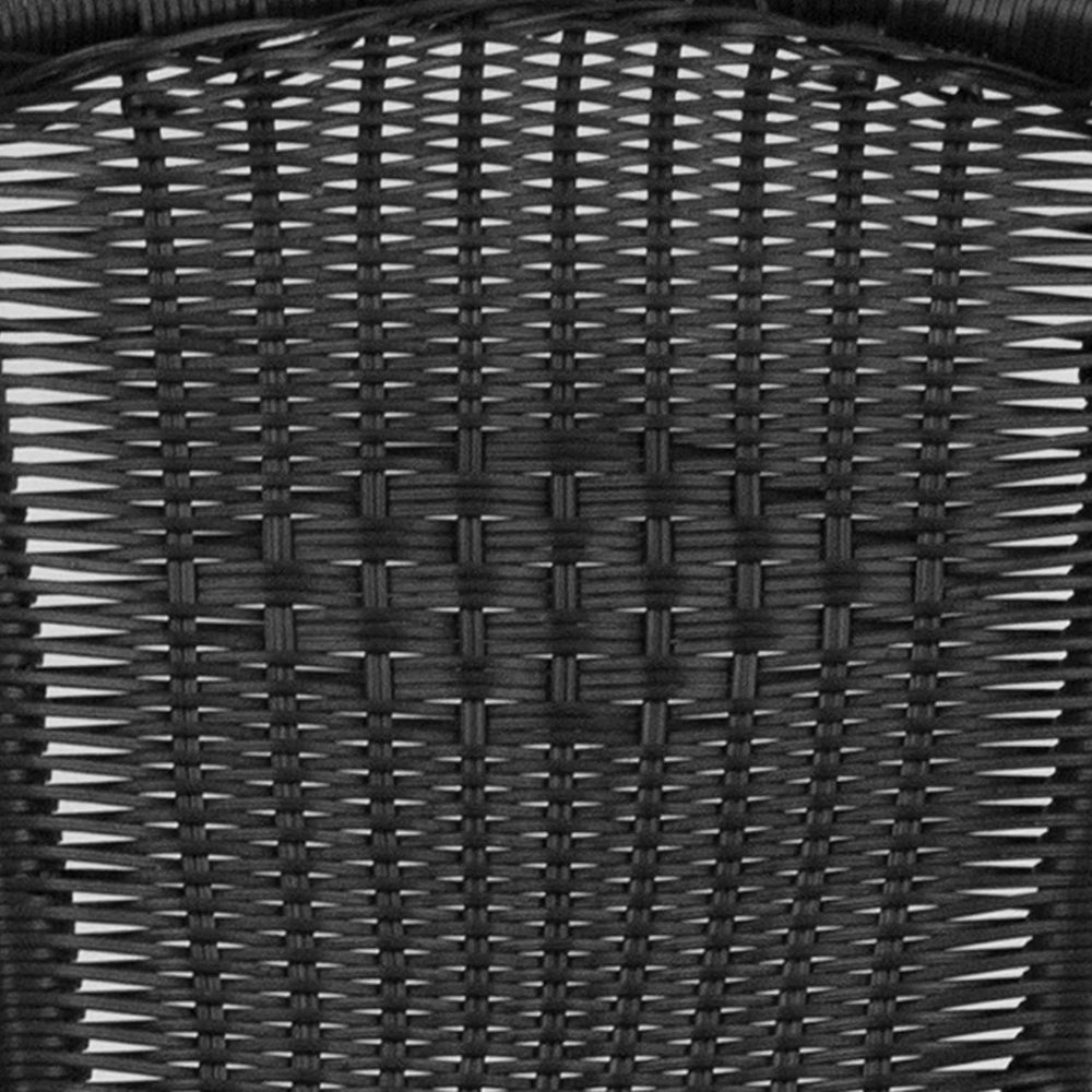 Flash Furniture Lila Modern Rattan Indoor/Outdoor Stackable Dining Chairs, St...