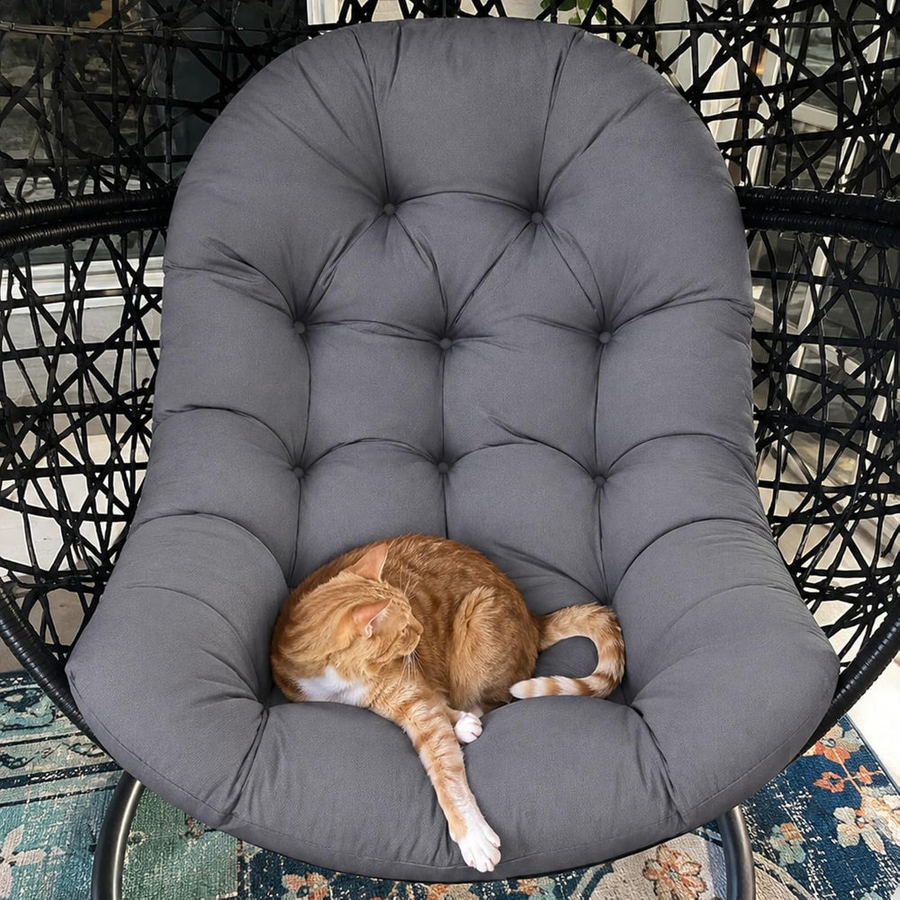 Egg Chair Cushion, Outdoor Egg Replacement Cushions Grey