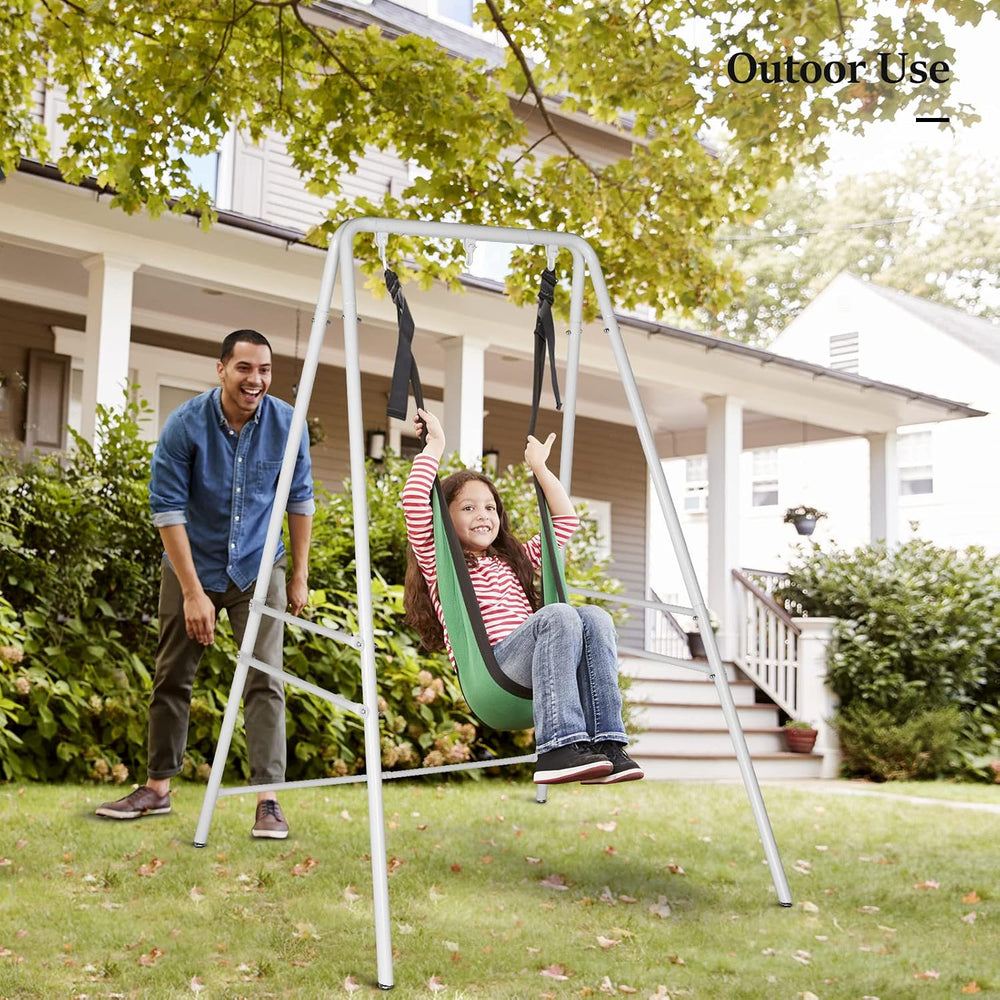 Upgraded Hammock Chair Stand Metal Swing Stand Frame, Heavy Duty Steel Hammoc...