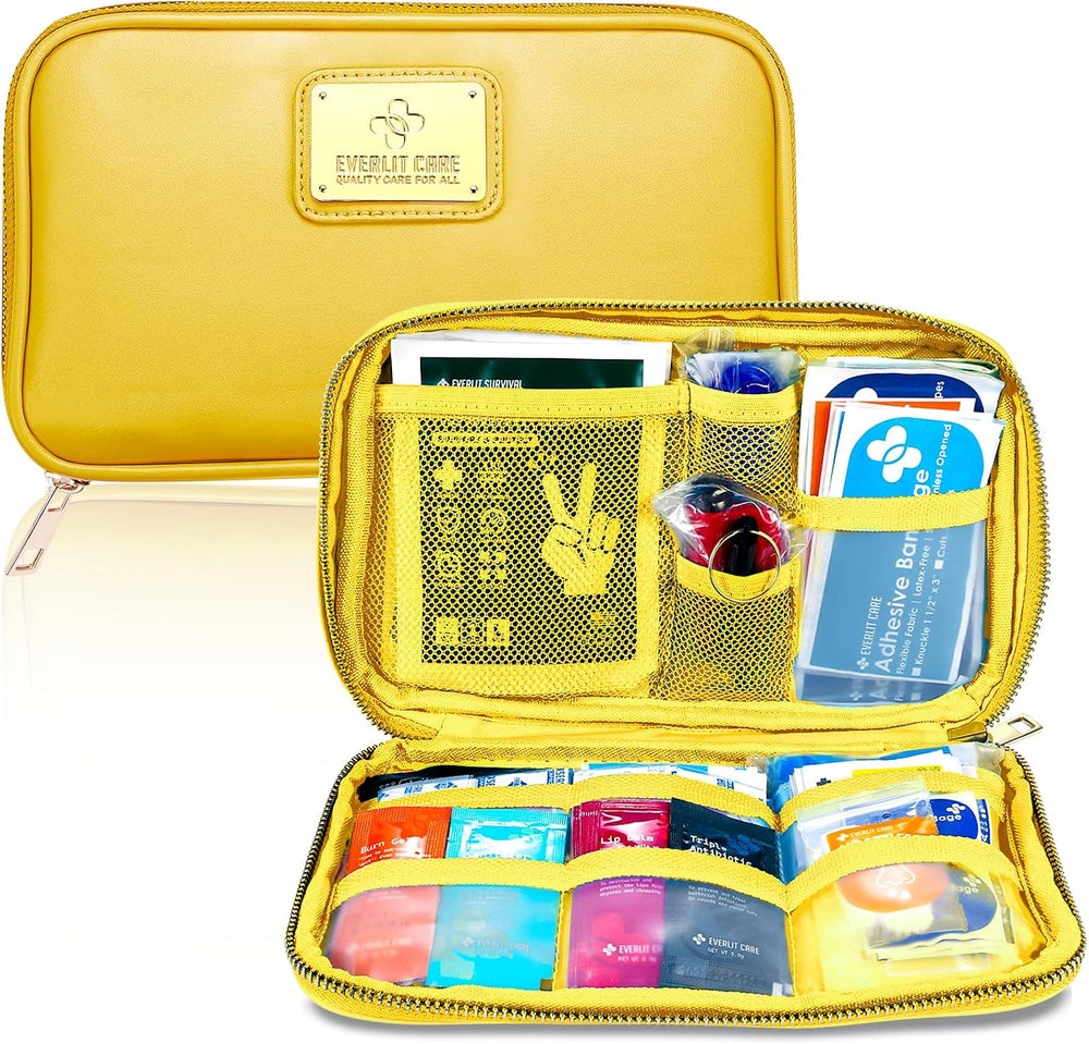 EVERLIT CARE Car First Aid Kit with Emergency Supplies Survival Gear Includin...