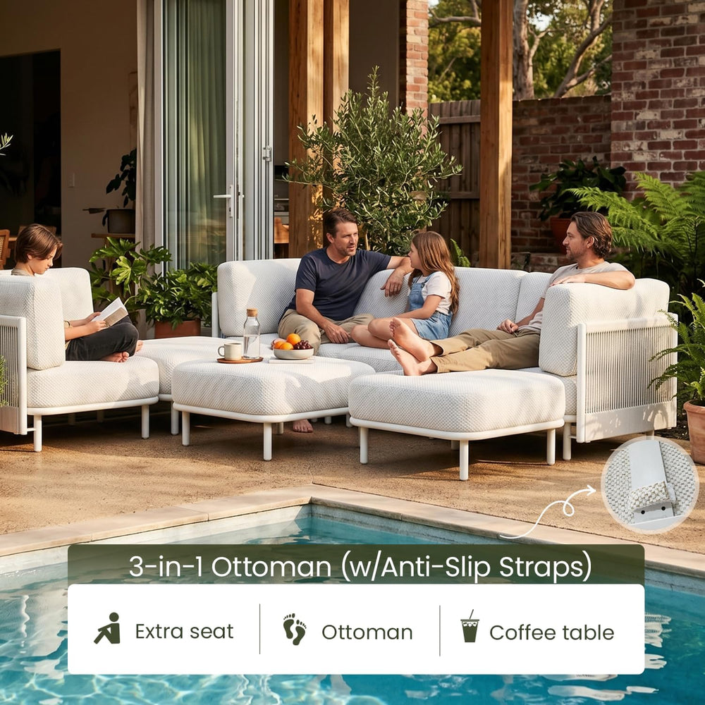 LayinSun 7 Pieces Patio Furniture Set
