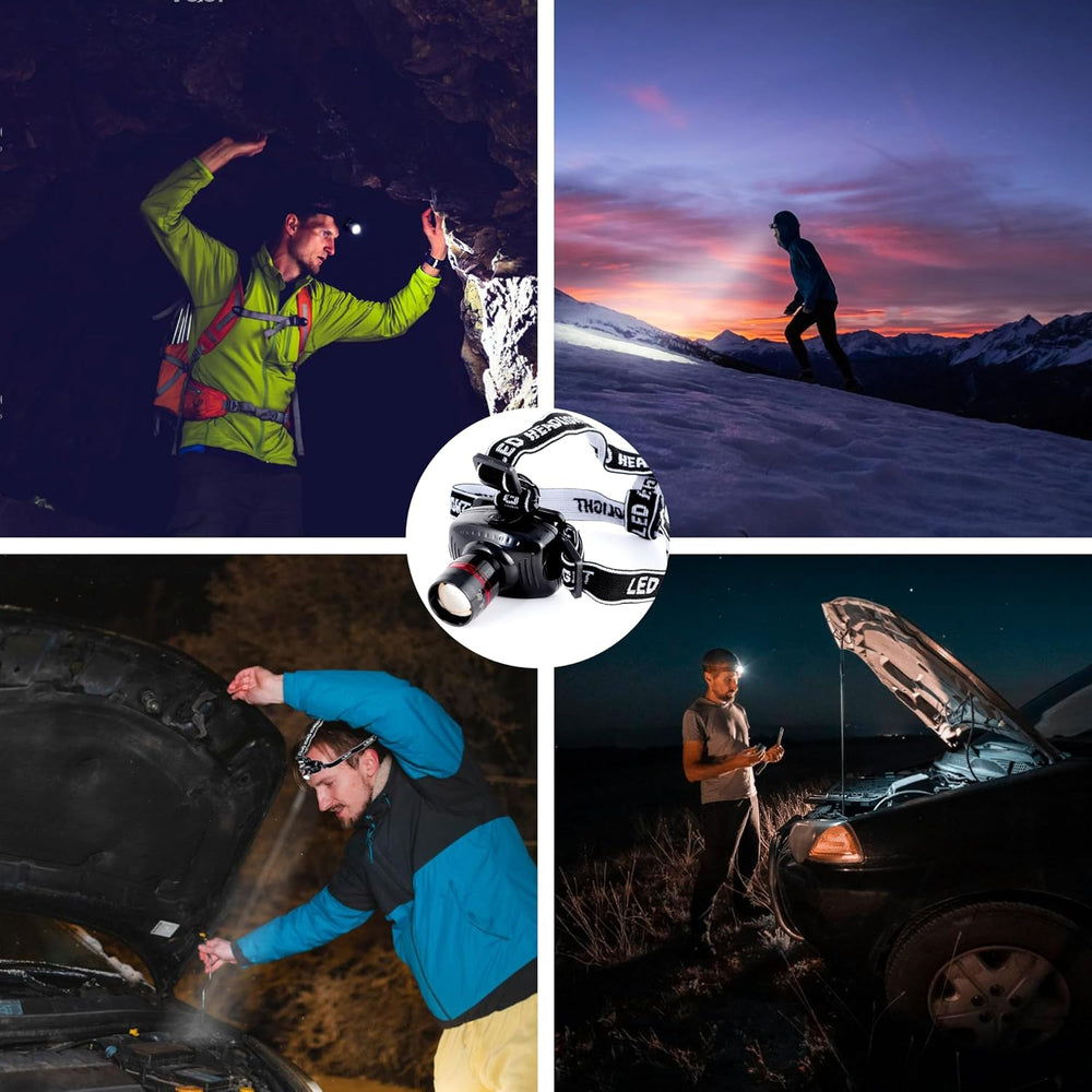 Car Emergency Kit with Battery Jumper Cables Headlamp Car Safety Kits
