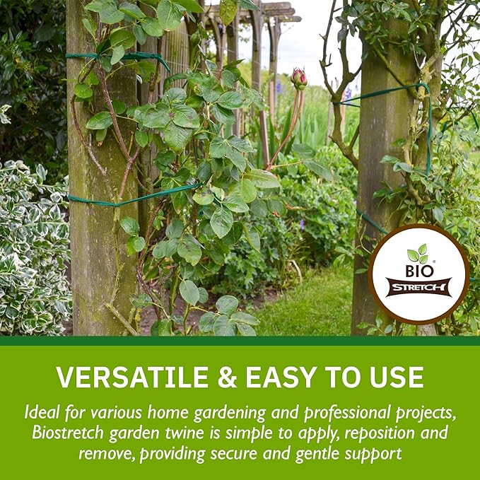 Soft Garden Plant Ties for Indoor & Outdoor Plants - Strong & Stretch...