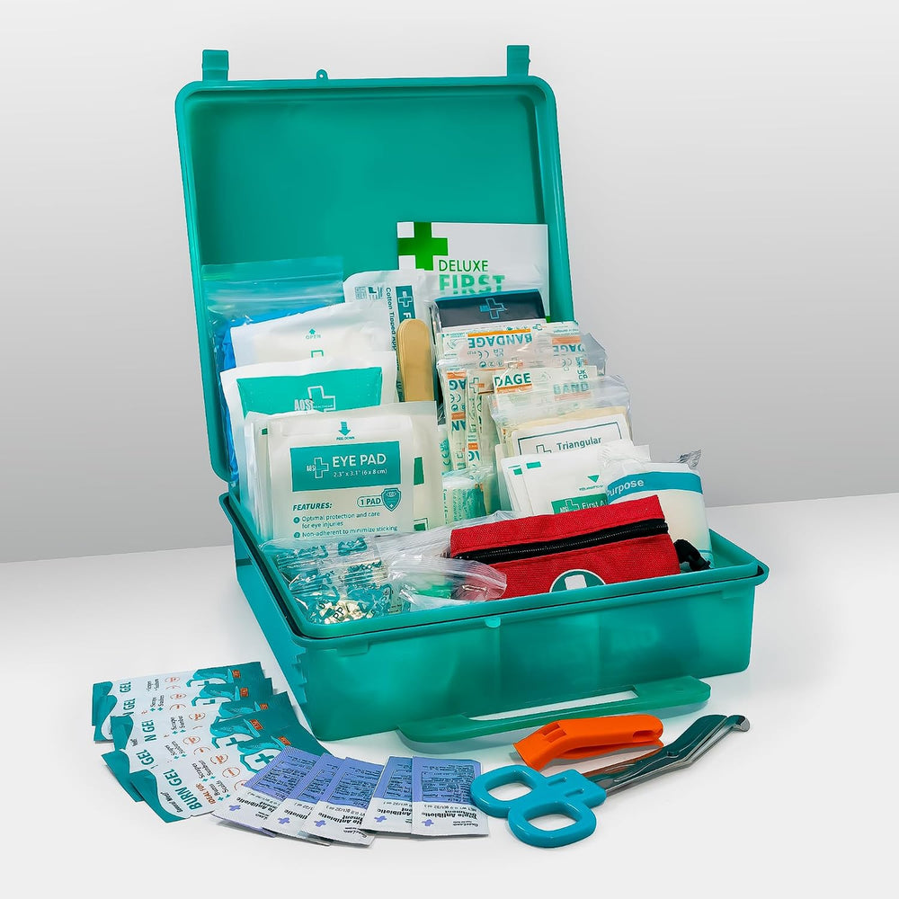 General Medi 360 Pieces Hardcase First Aid Kit - Comprehensive Large First Ai...