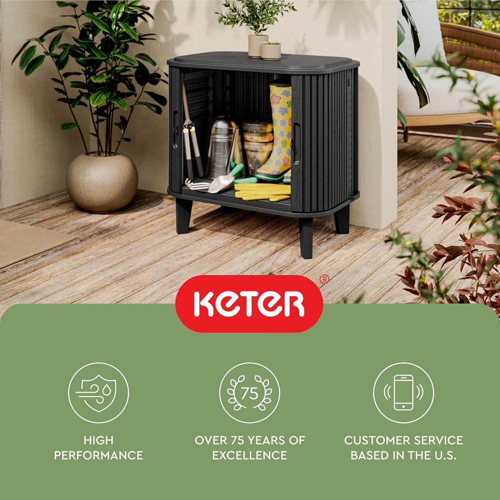Keter Velo 30 Gallon Outdoor Storage Cabinet