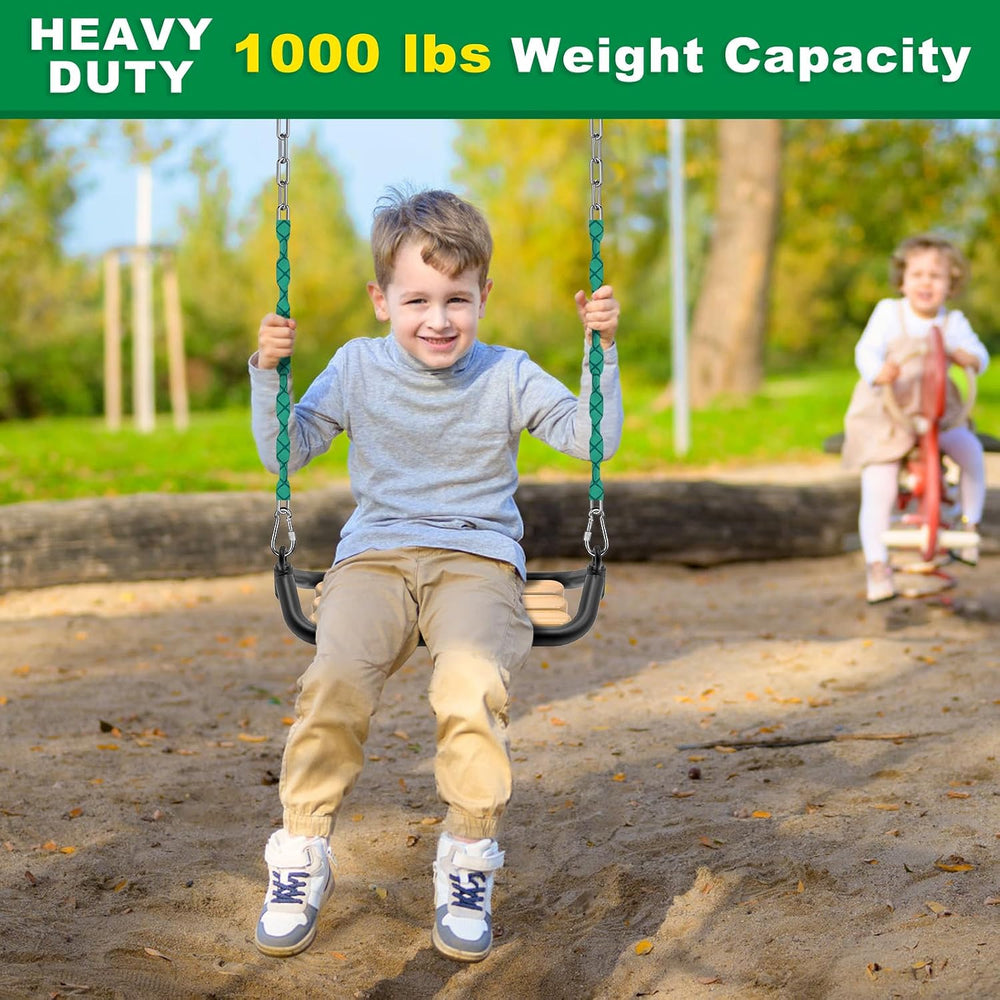 SELEWARE 2 Pcs 65" Heavy Duty Swing Chains Stainless Steel Hanging Chains