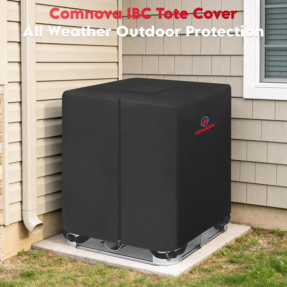 Comnova IBC Tote Cover 275 Gallon - 600D Water Tank Cover for IBC Container w...