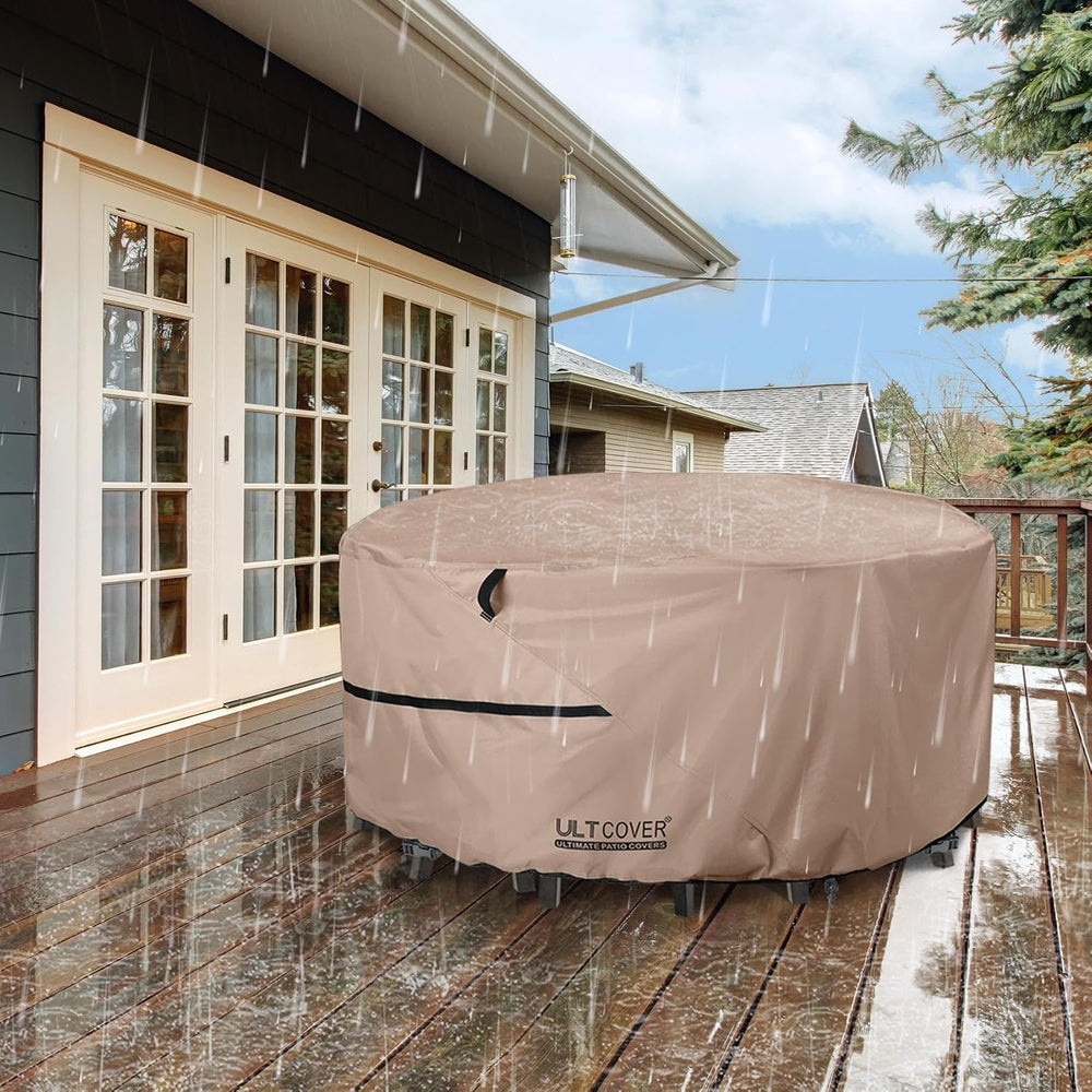 ULTCOVER Waterproof Round Patio Table Cover 48 inch