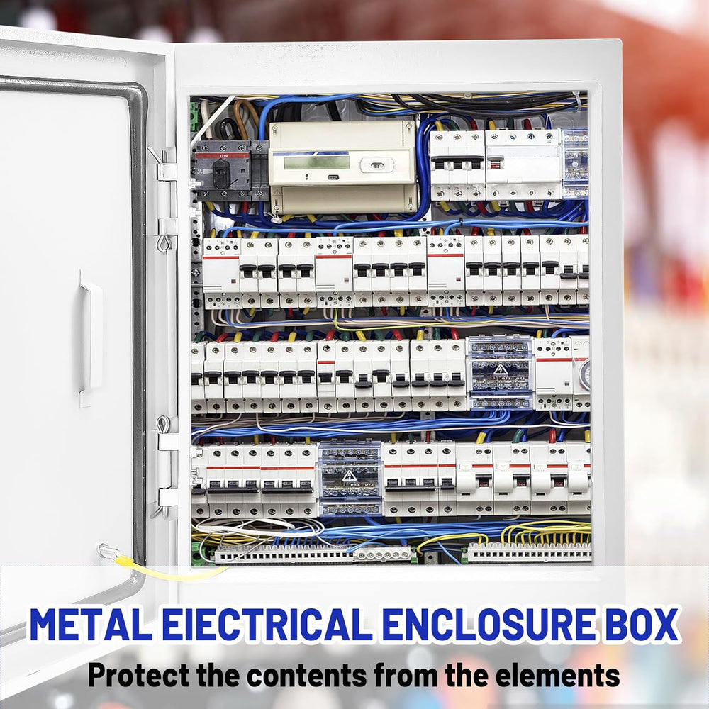 Outdoor Electrical Box 16x12x6 NEMA 4X IP66 Waterproof Junction Box
