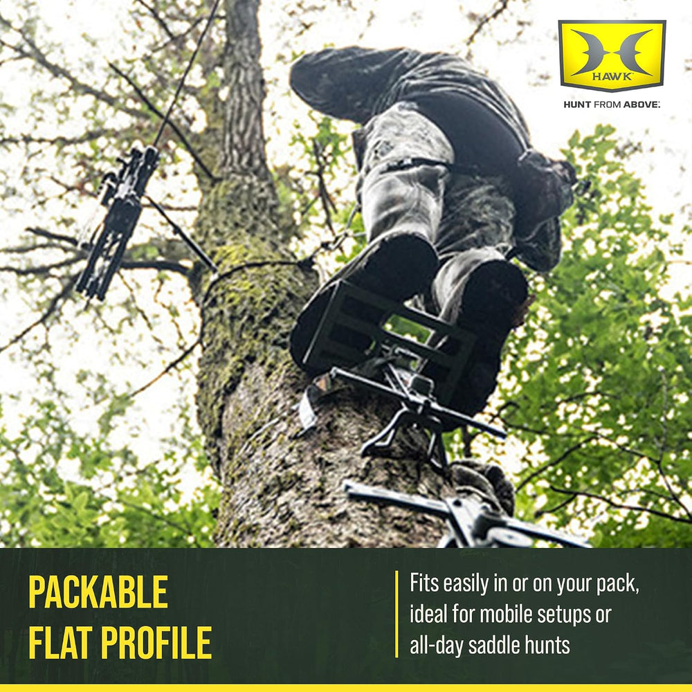 Hawk Helium Hammock Small Tree Stand Platform with Quiet Step, 10 x 6 Inch