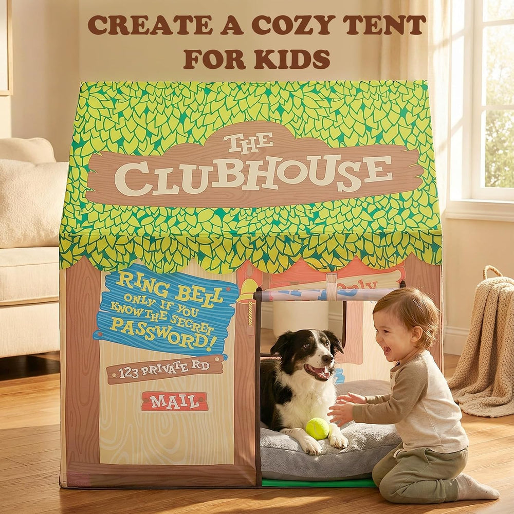 SweHouse Play Tent Indoor Clubhouse Boy Girl Playhouse, Green