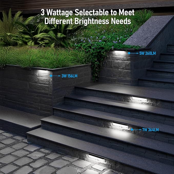 LEONLITE 12 Inch LED Hardscape Lighting, Update Retaining Wall Lights, LED La...