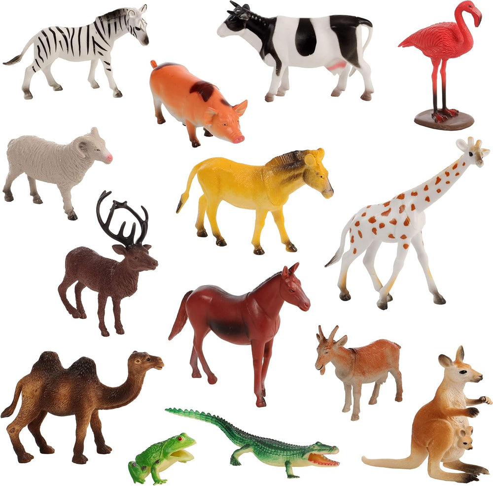 100Piece Set of Animals Figures & Accessories