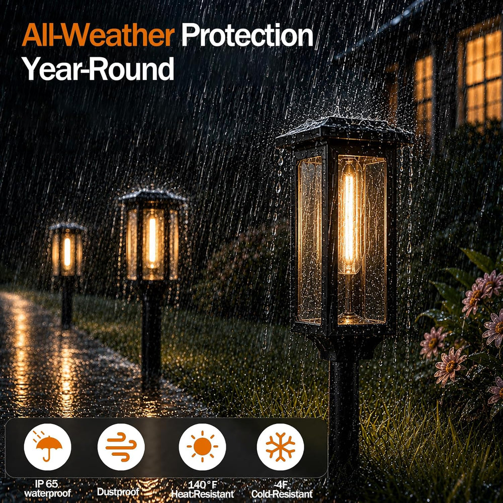Tenmiro Solar Pathway Lights Outdoor 8 Pack, Bright Solar Garden Lights | IP6...