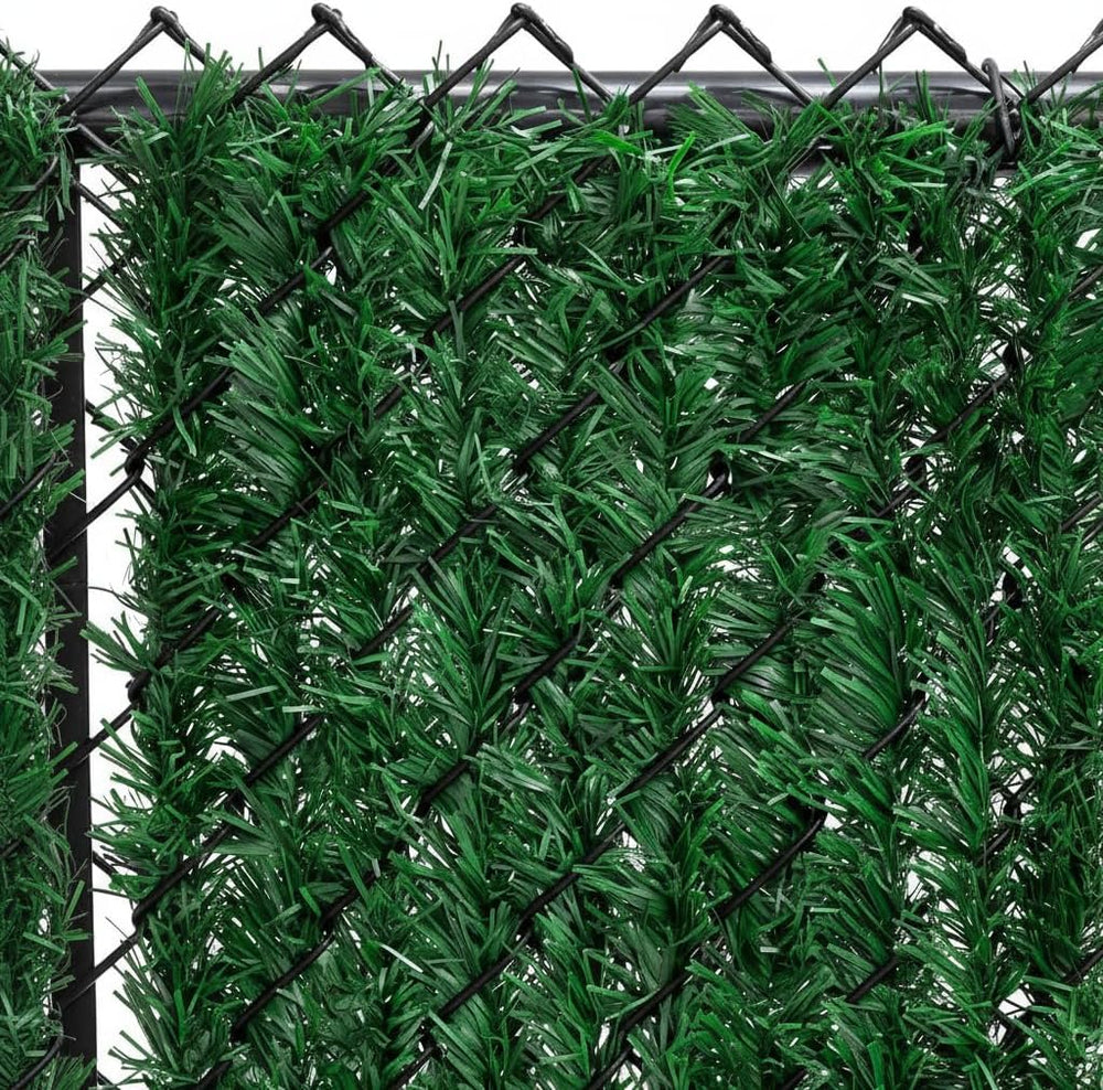 Privacy Fence Screen 4'x10' Hedge Slats for Chain Link, Heavy Duty