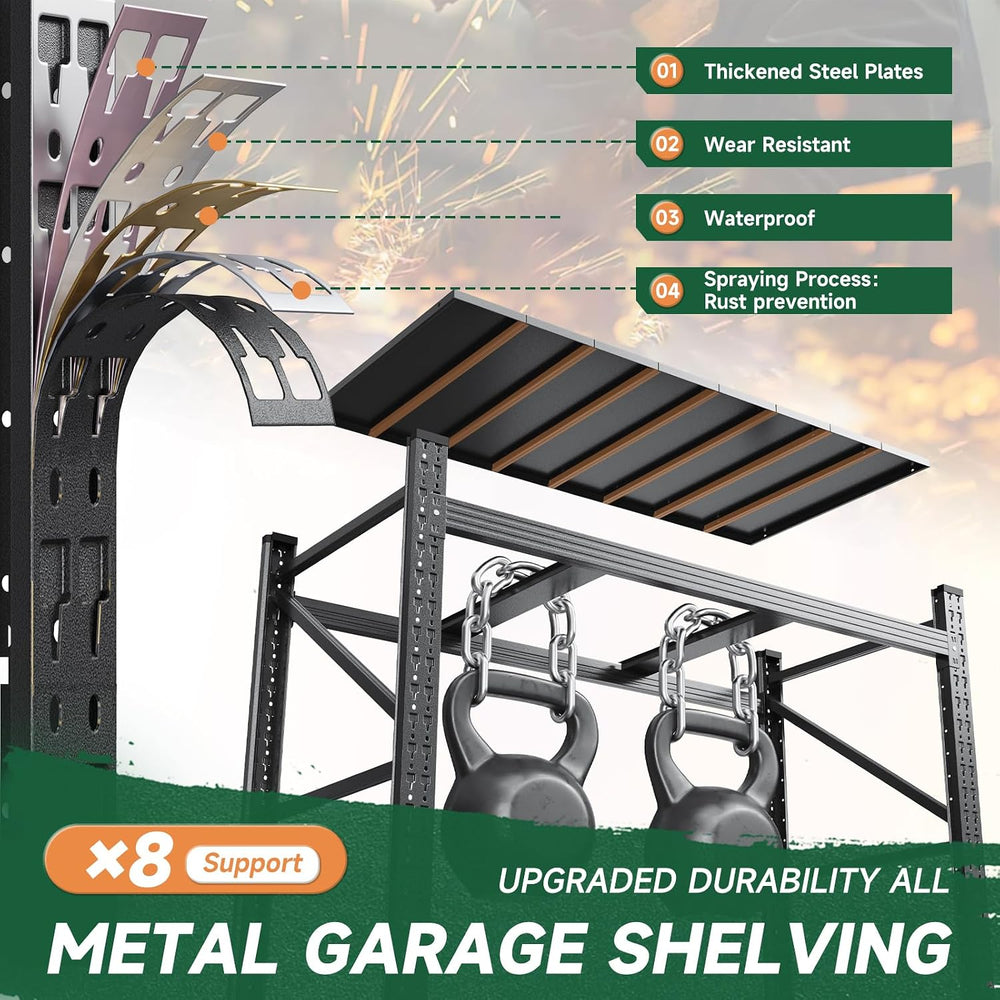 Letaya 3000LBS Storage Shelves Heavy Duty,70" H Garage Shelving Units, 4...