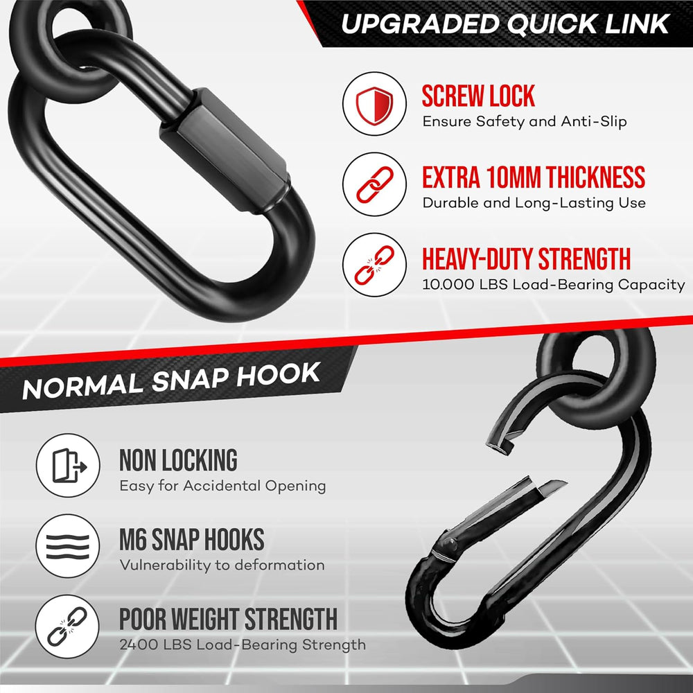 8000 LBS Swing Hanger, Heavy-Duty 10MM Solid Swing Set Hardware