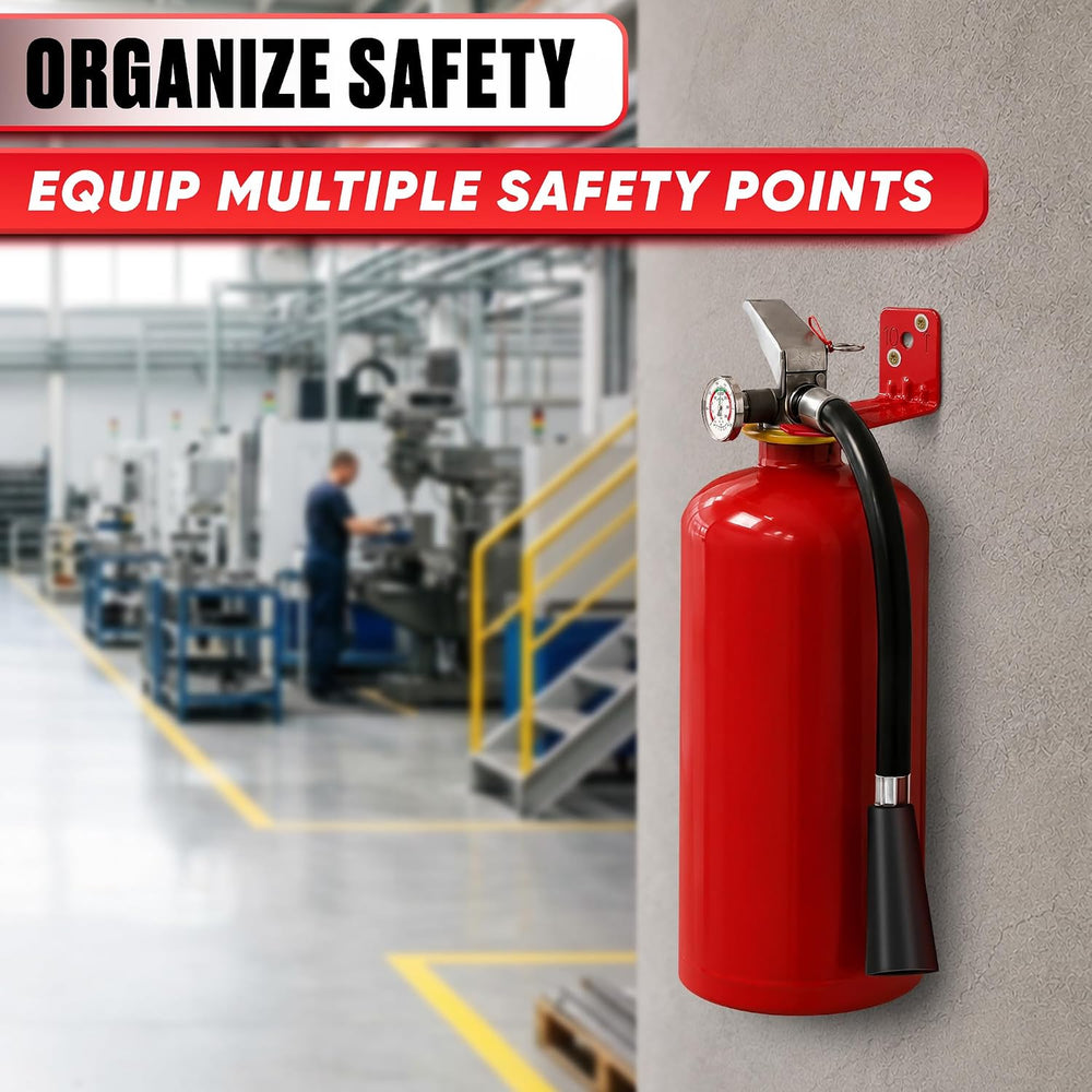 Fire Extinguisher Mount Bracket Set of 16 - Heavy Duty Steel Wall Mount Holde...