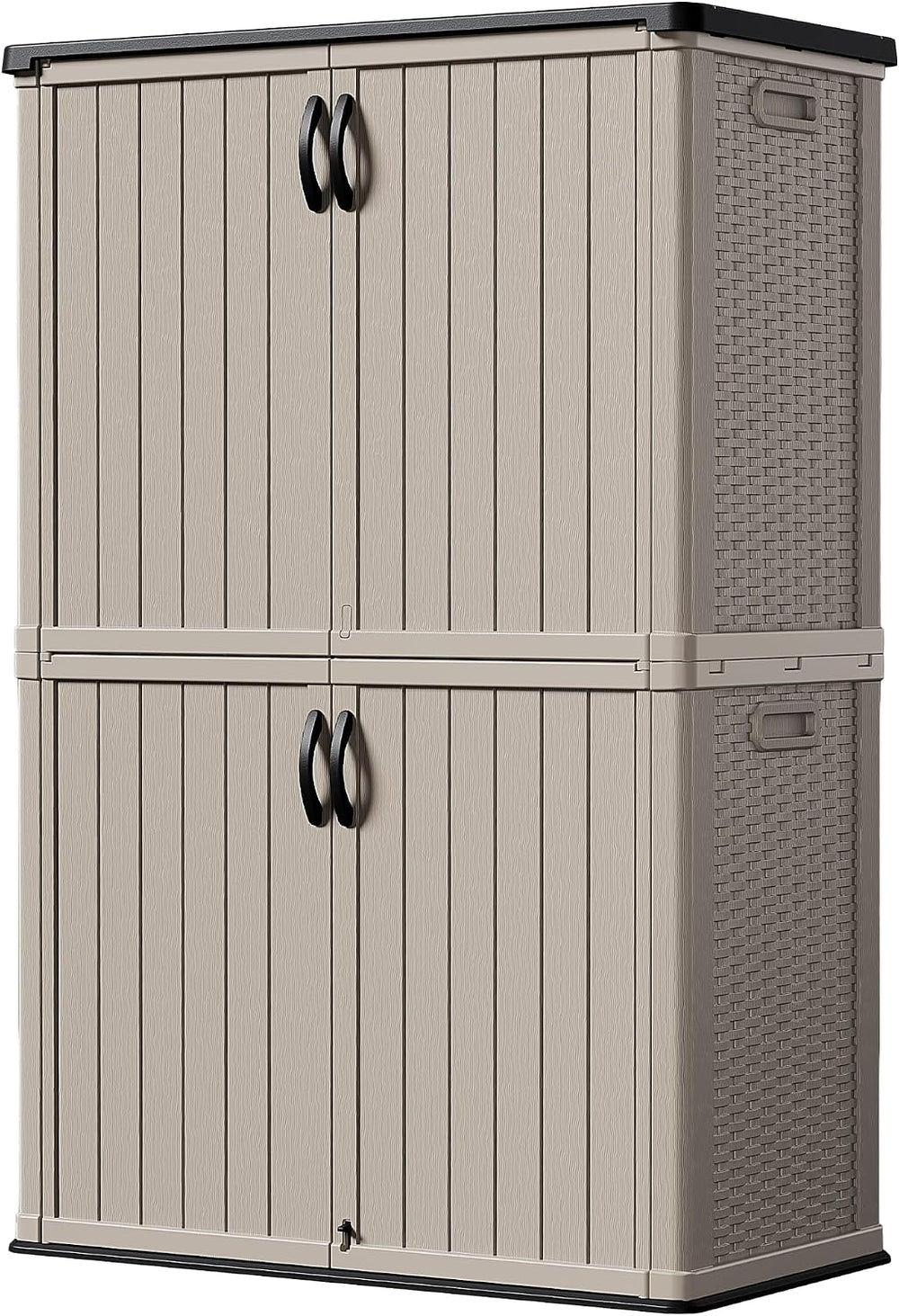 Devoko Outdoor Storage Cabinet 50 Cu Ft with Lockable Doors, Vertical Storage...