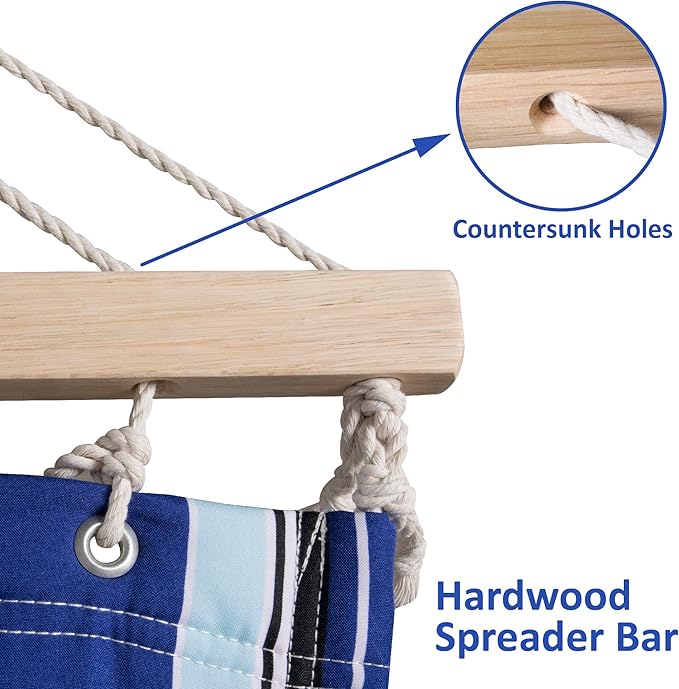 SUNCREAT Two Person Hammock with Stand Heavy Duty, Free Standing Hammocks Out...