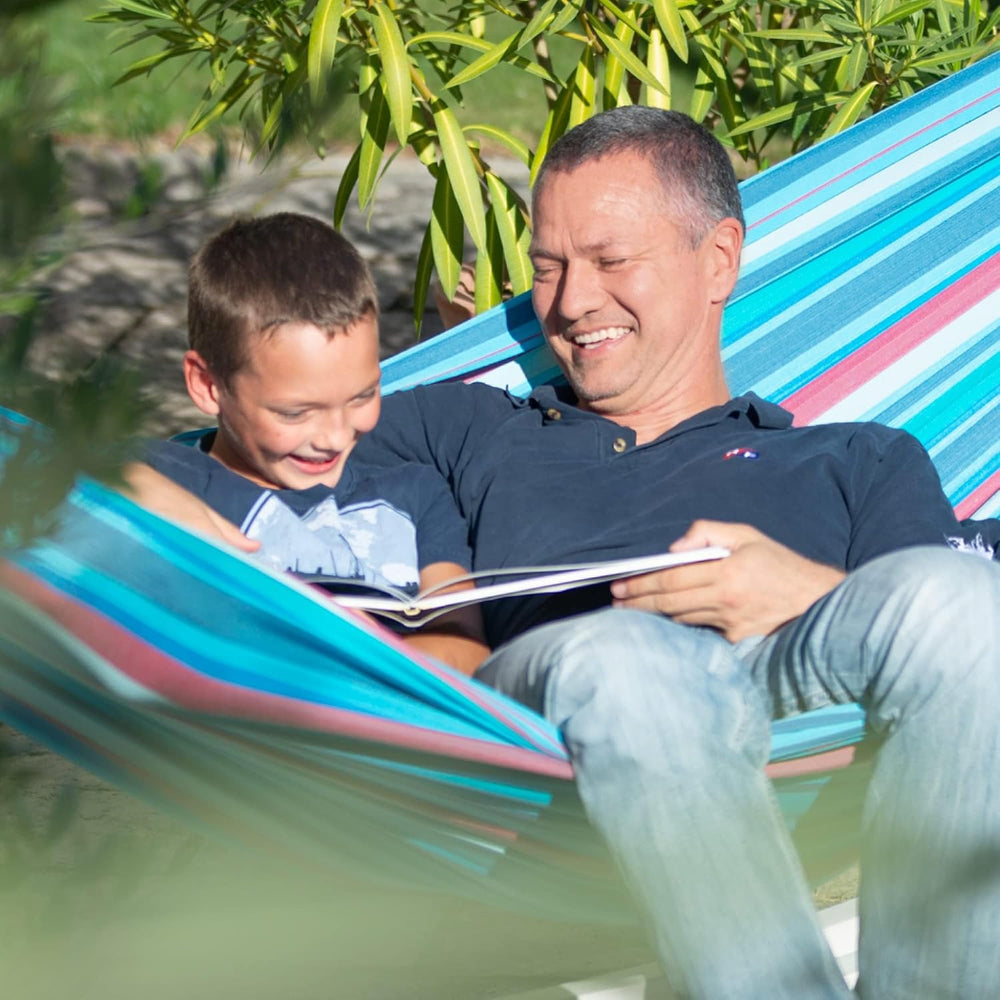 LA SIESTA Brisa Kingsize Outdoor Hammock — Colombian-Made Polypropylene, UV &...