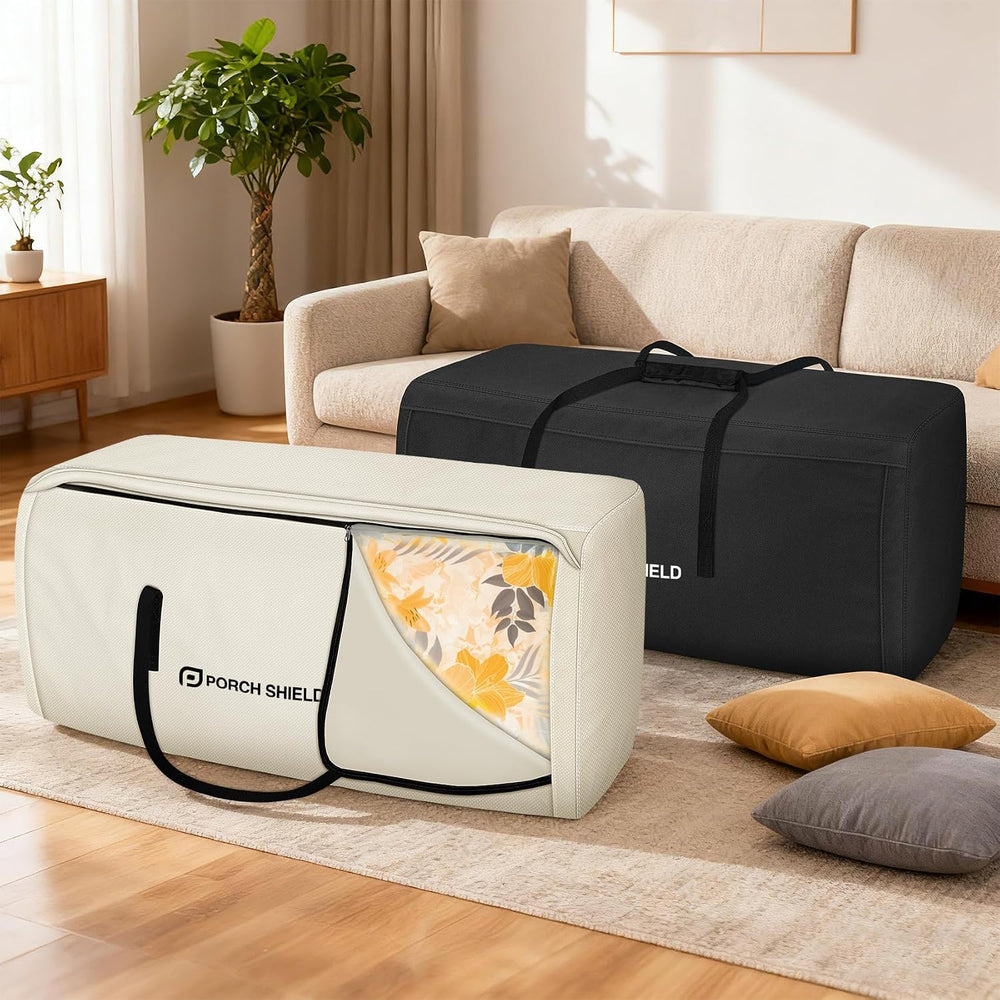 Porch Shield Outdoor Cushion Storage Bag 62" L x 20" W x 28" H...