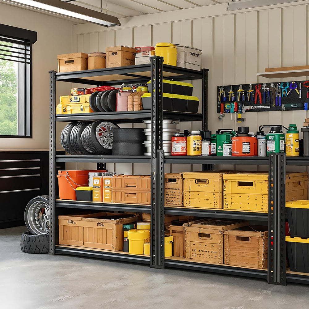 Garage Storage Shelves 72'',Ajustable Garage Shelving Units, Storage ...