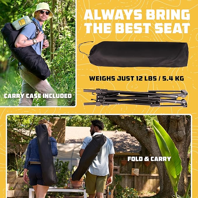 Wise Owl Outfitters Hammock Chair for Adults – Comfortable Portable Folding R...