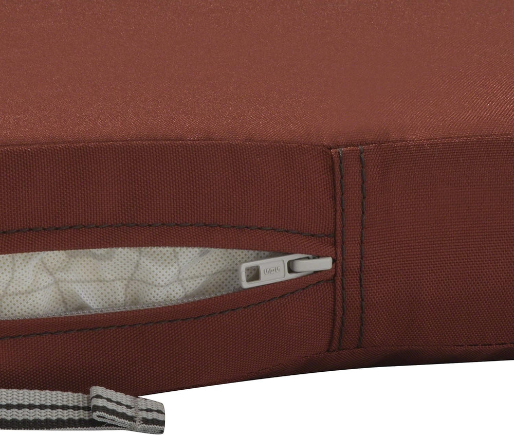 Classic Accessories Ravenna Water-Resistant 22 x 21 x 3 Inch Patio Seat Cushi...