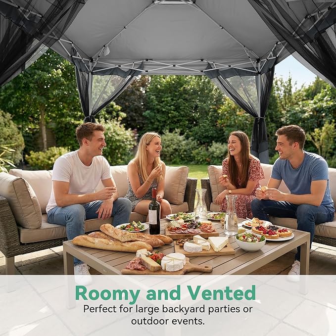 COBIZI 12x12 FT Pop up Gazebo on Clearance Outdoor pop up Canopy Tent,carpas ...