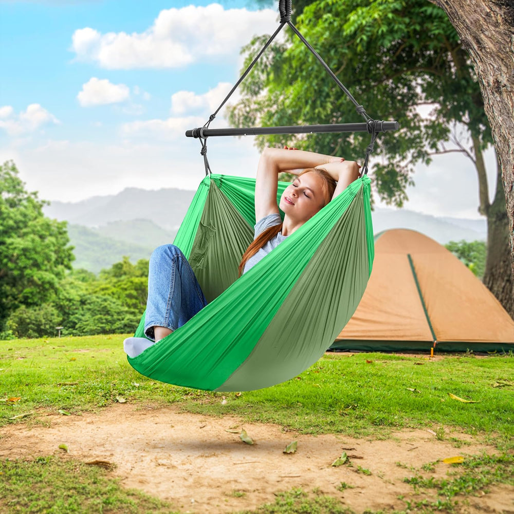 Sorbus Sensory Swing, Hammock Swing, Outdoor Hanging Pod Chair (Green)