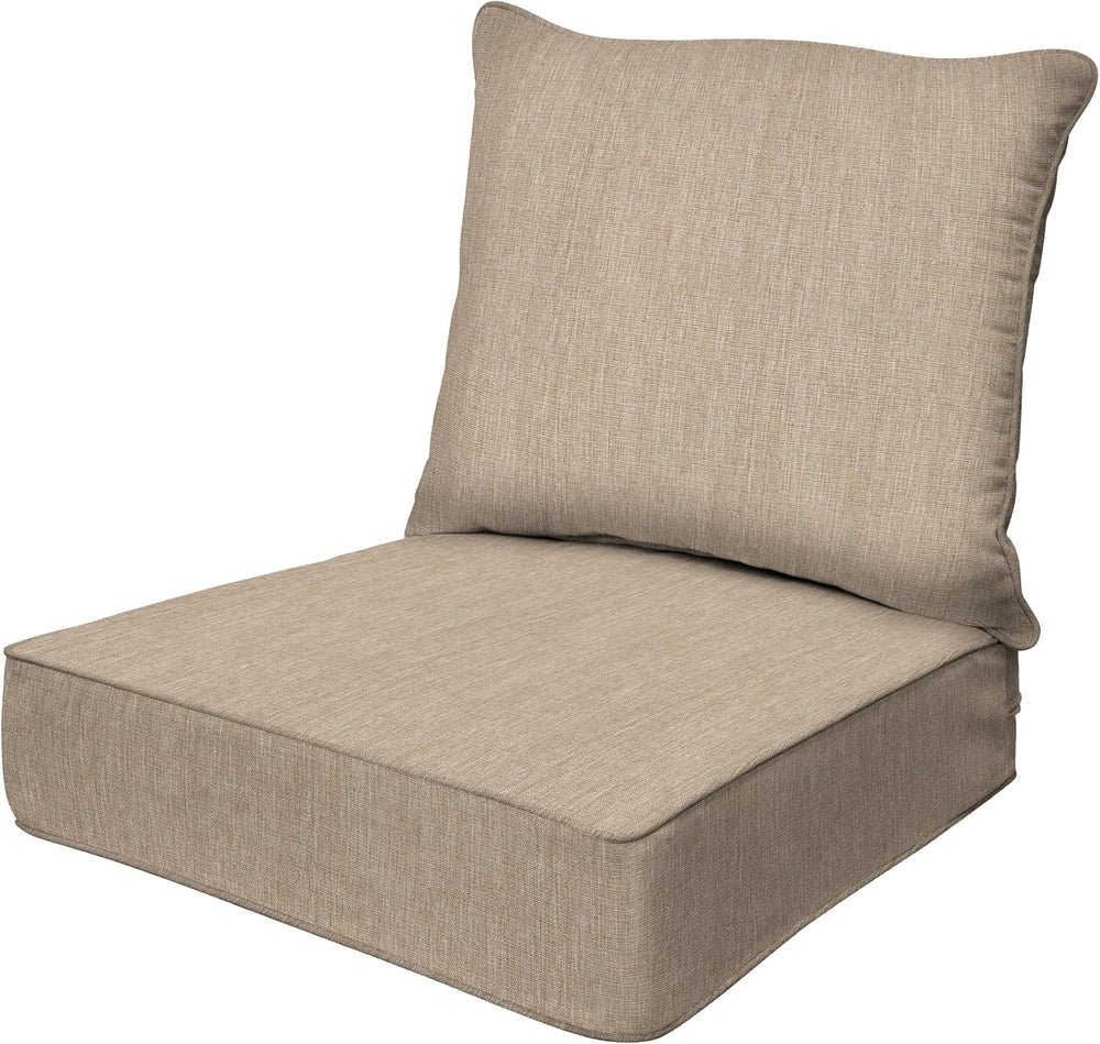 Honeycomb Outdoor Heritage Deep Seat Cushion for Patio Furniture, 24 x 23