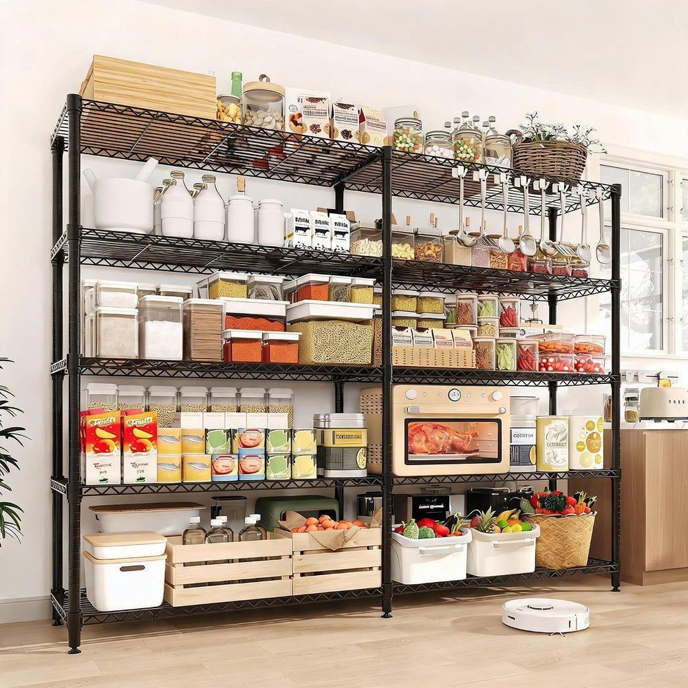 Garvee Metal Shelving 5 Tier, Wire Shelves for Garage, 1325LBS,59"Wx70.5...
