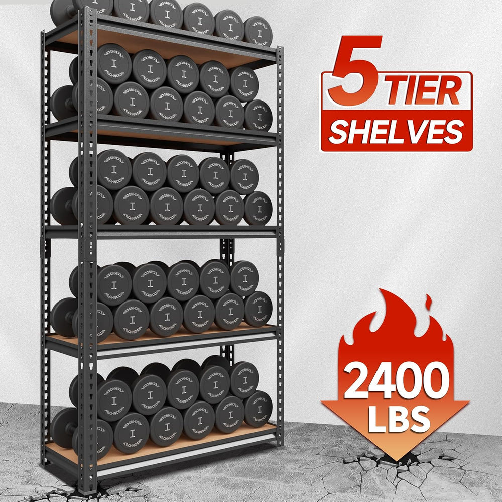 71.9" H Garage Shelves,Garage Storage Shelves Heavy Duty,Heavy Duty Gara...