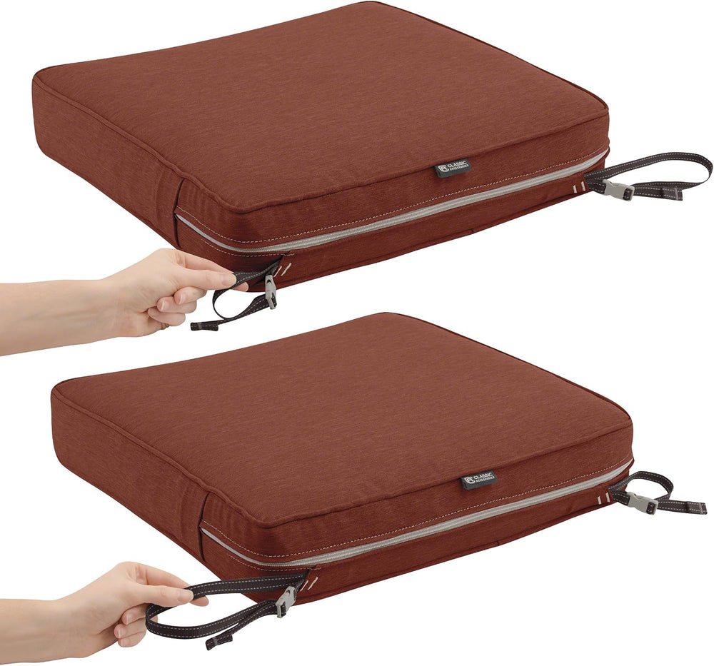 Classic Accessories Montlake Water-Resistant 17 x 17 x 3 Inch Square Outdoor ...