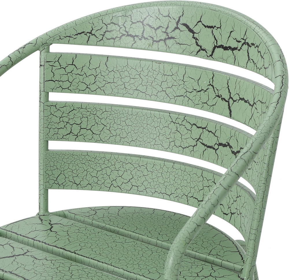 Christopher Knight Home Adley Outdoor Bistro Set, 3-Piece Bistro Table and Ch...