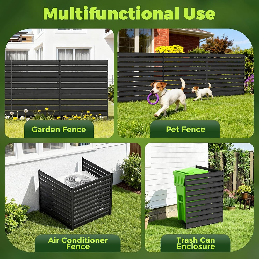 Air Conditioner Fence Screen Trash Can Privacy Fence Panels for Outside Unit,...