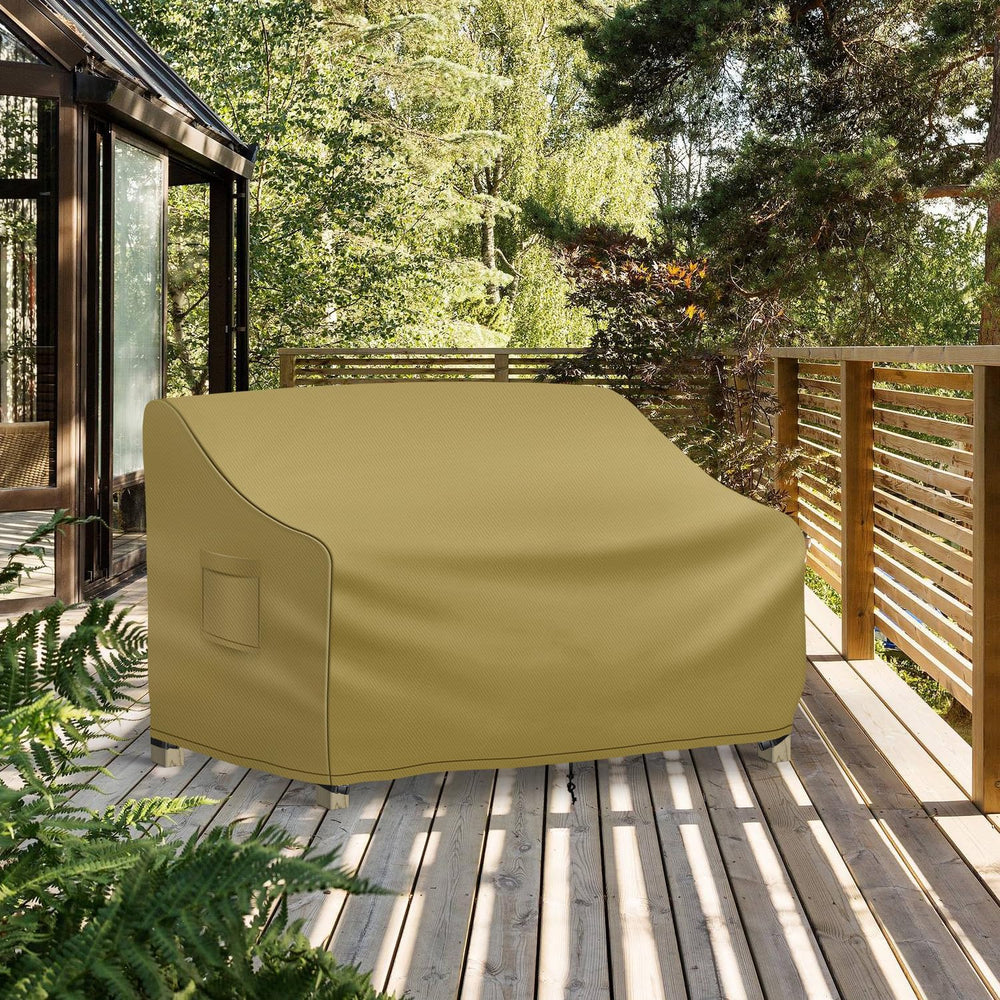 Richwon Patio Loveseat Cover Waterproof, 2-Seater Outdoor loveseat Cover, Pat...