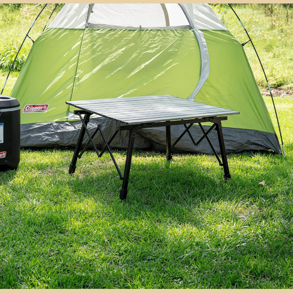 39 in Aluminum Folding Camp Roll Up Table, Camping