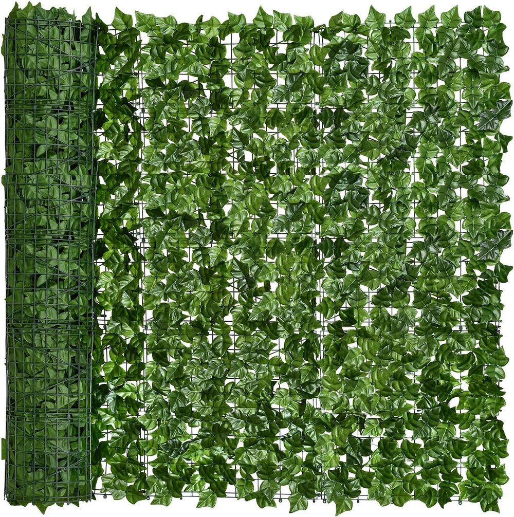 DearHouse Artificial Ivy Privacy Fence, 118x59in Artificial Hedges Fence and ...