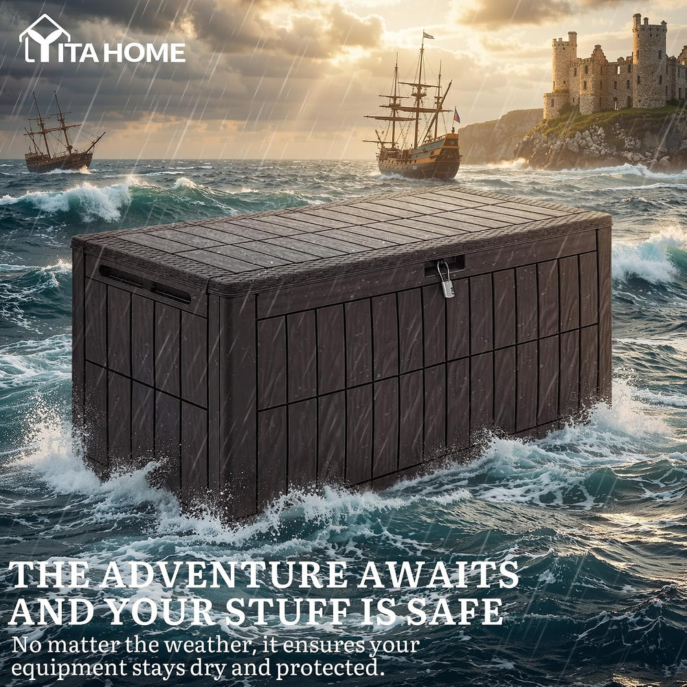 YITAHOME 110 Gallon Outdoor Deck Box