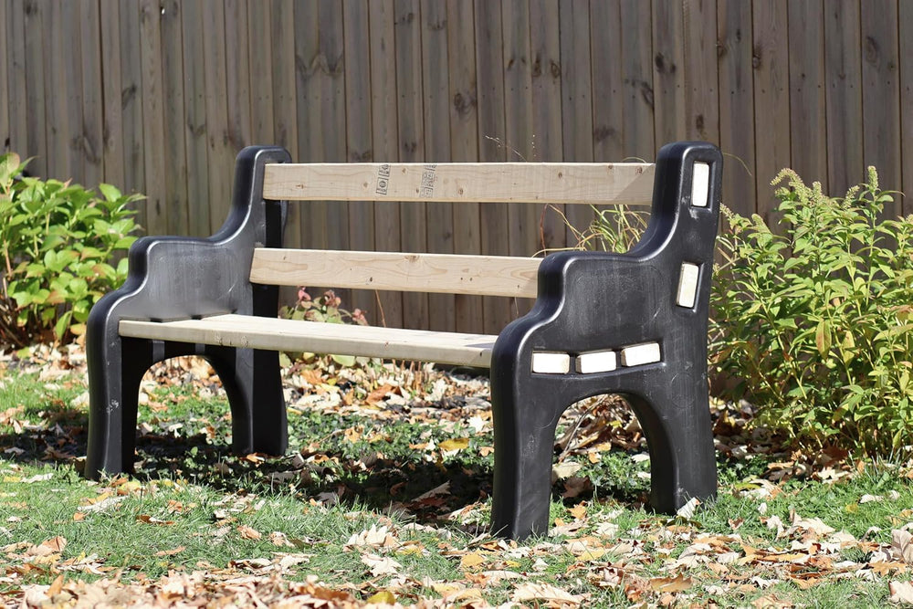 DIY Bench Ends Kit – Build Your Own Outdoor or Patio Bench – Fits Standard 2x...